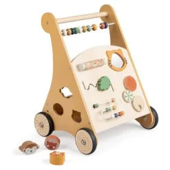 Lauflernwagen mit Aktivitäten Holz Wildlife^Sebra Hot
