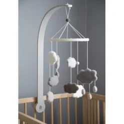 Mobile-Halter aus Holz grau^Sebra Online