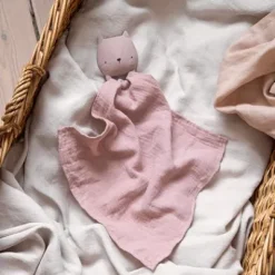 Naturkautschuk Beißringe mit kuscheltuch Zappy pink Sale^Sebra Clearance