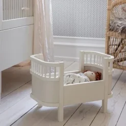 Puppenbett inkl. Matratze FSC™  classic weiß^Sebra Clearance