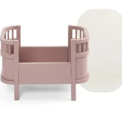 Puppenbett inkl. Matratze blossom pink^Sebra Outlet