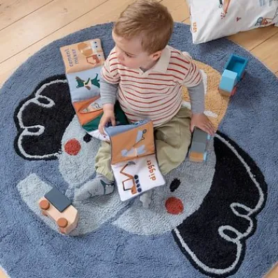 Teppich gewebt Busy Builders Sale^Sebra Sale