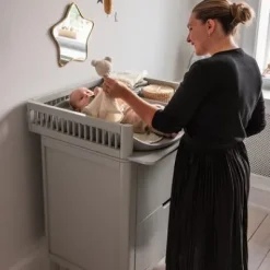 Wickelkommode mit Schubladen FSC™ stone^Sebra New