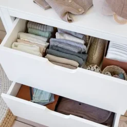 Wickelkommode mit Schubladen FSC™ classic weiß^Sebra Outlet