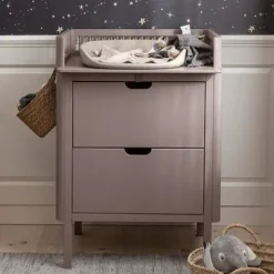 Wickelkommode mit Schubladen FSC™ jetty beige^Sebra Discount