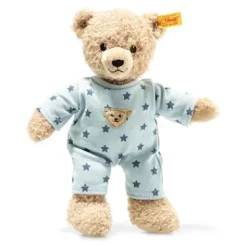 Teddybär Baby Junge 25cm beige/blau^Steiff Outlet