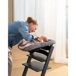 Aktions-Set Tripp Trapp + Babyset² Eiche schwarz^Stokke® Sale