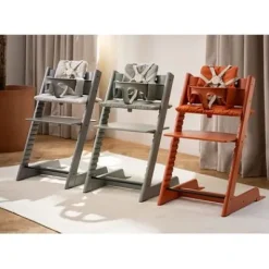 Aktions-Set Tripp Trapp Storm grey + Babyset² Storm grey^Stokke® Hot