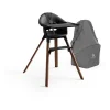 Clikk™ Hochstuhl SET inkl. Travel Bag schwarz / Warm Brown^Stokke® Best