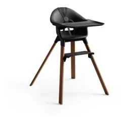 Clikk™ Hochstuhl SET inkl. Travel Bag schwarz / Warm Brown^Stokke® Best