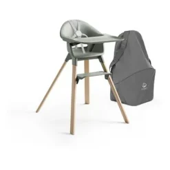 Clikk™ Hochstuhl SET inkl. Travel Bag Glacier Green^Stokke® New