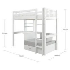 Nordic Casa Hochbett Crossbar mit gerader Leiter^THUKA Sale