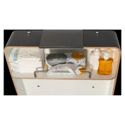 KAWAmaxi Wickeltisch modern design anthrazit/Eiche Dekor/anthrazit^Timkid Online