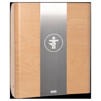 KAWAmaxi Wickeltisch modern design Edelstahl/Eiche Dekor/anthrazit^Timkid Sale