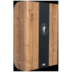 KAWAmidi Wickeltisch modern and slim anthrazit/Eiche Dekor/anthrazit^Timkid