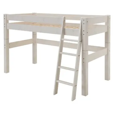 Mittelhochbett 90 x 200 cm Kiefer lasiert 1071-30^Tobykids New