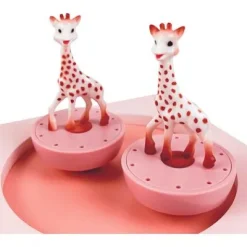Spieluhr mit magnetisch tanzenden Giraffen und Blumen 6282436^Trousselier Hot