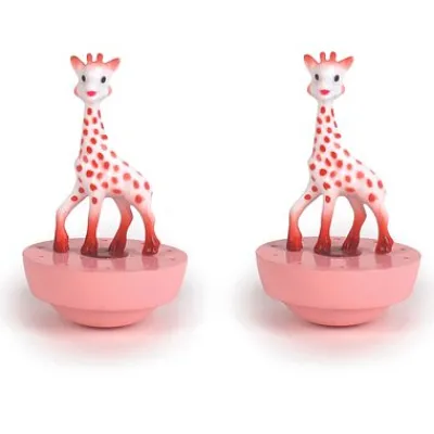 Spieluhr mit magnetisch tanzenden Giraffen und Blumen 6282436^Trousselier Hot