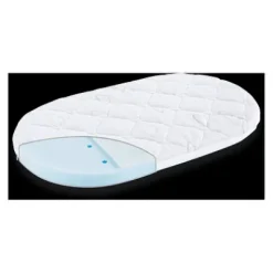 Matratze brise light für Stubenkorb 70x37 cm^Träumeland Best