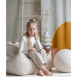 Hocker Cream White W597720^Wigiwama