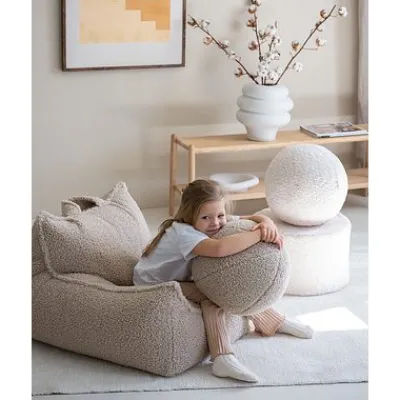 Hocker Cream White W597720^Wigiwama