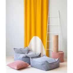 Sitzsack Ottomane Blueberry Blue W596655^Wigiwama Best